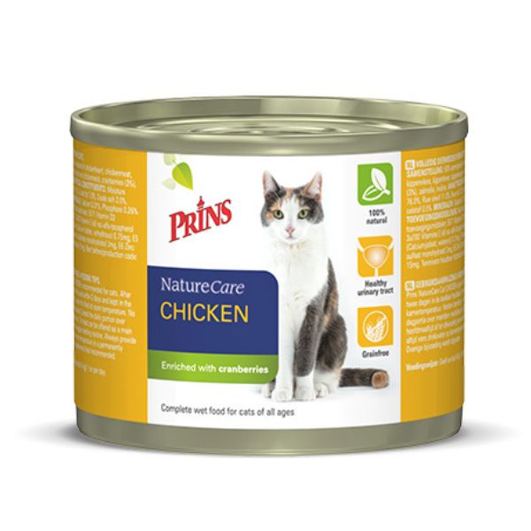Kassikonserv Prins NatureCare Cat CHICKEN