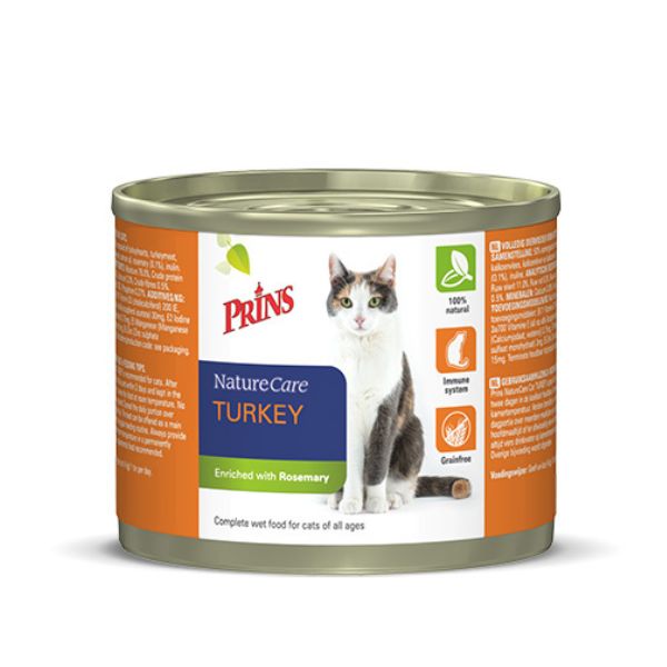 Kassikonserv Prins NatureCare Cat TURKEY
